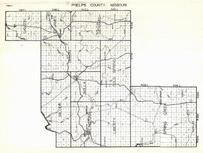 Phelps County, Miller, Arlington, Liberty, Spring Creek, Cold Springs, St. James, Dawson, Missouri State Atlas 1940c